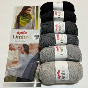 NWT Katia “Ombré Scarf” Knitting Kit